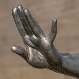 Close-up of a gymnast girl's hand.