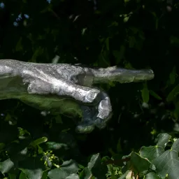 Close-up of Ferenc Bessenyei's pointing hand.