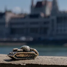 Overview photograph of the Sad Tank miniature by Mihály Kolodko.