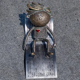 Overview photograph of the Skála Rascal miniature by Mihály Kolodko.